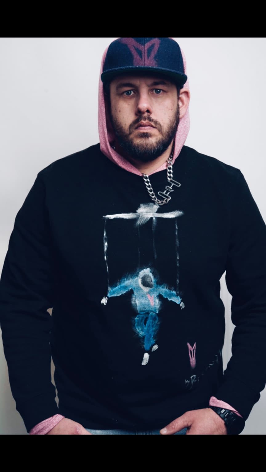 Hand-built fashion puppet look